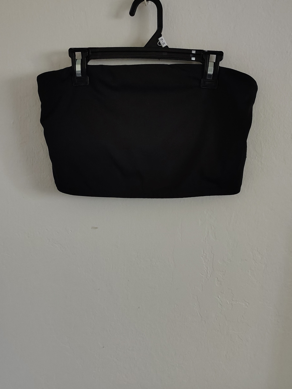 No Boundaries Black Strapless Bandeau Crop Top - Women